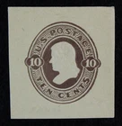 CKStamps: US Cut Square Stamps Collection Scott#U193a Unused H NG