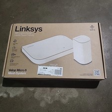 LINKSYS VELOP MICRO 6 MESH SYSTEM WIFI ROUTER WIFI SPEED UP TO 3GBPS NEW SEALED