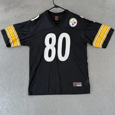 Vintage Pittsburgh Steelers Jersey Boys Large Plaxico Burress NFL Nike Football