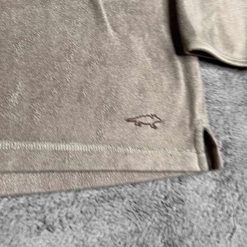 Vintage Horny Toad Mens Sweater Fleece XL Relaxed Fit Pullover Brown Crew Neck - Image 3 of 4