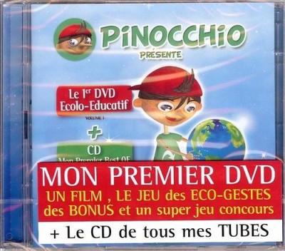 Pinocchio - On Va Sauver la Planete - CD + DVD, Premier DVD + Premier Best Of CD