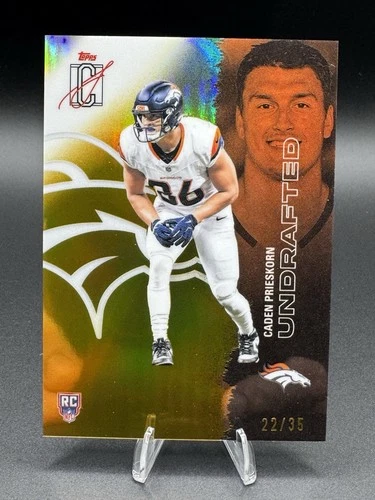 2025 Topps Caden Prieskorn Shop for 2025 Topps Signature Class Football Rookie autographs on eBay (Raw)