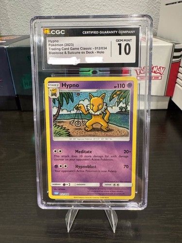 Hypno 012/034 Holo Graded CGC 10 Gem Mint 💎 - SHIPS FAST 🔥💨