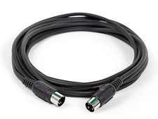 Monoprice MIDI Cable 15FT with Keyed 5-Pin DIN Connector Molded Connector Shells