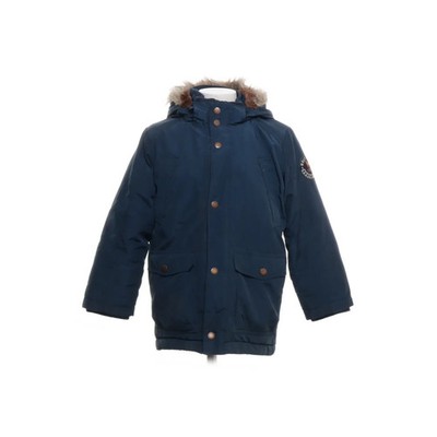 H&M, Winterjacke, Jungen, Größe: 122, Blau, Polyester, Einfarbig #dMK
