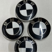New Set Of 4 Bmw Wheel Rim Dust Cover Center Cap Hubcap 36136783536 Italy 68mm