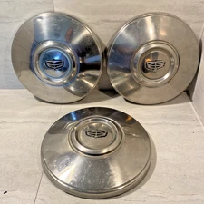 Ford LTD Mercury 11 1/4" Dog Dish Hub Cap 1973 - 1978 Big bolt Pattern Set of 3