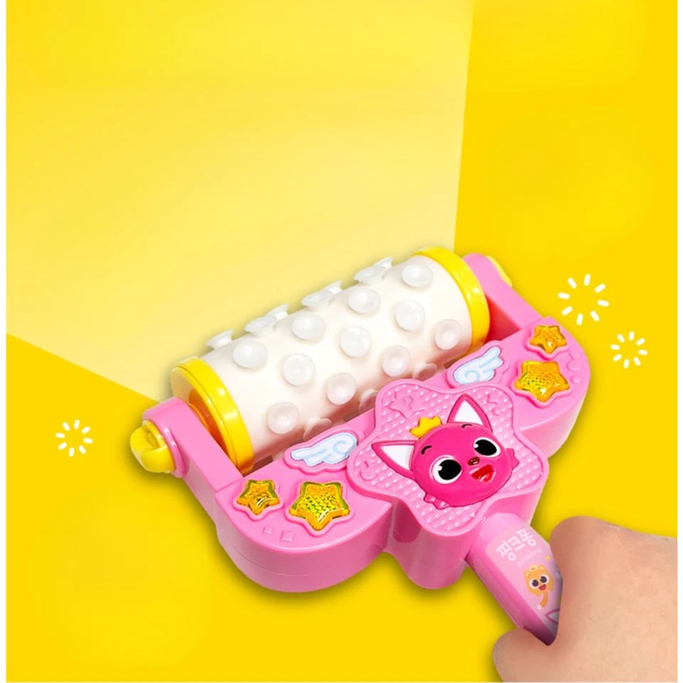 Pinkfong Baby Shark Play Cleaning Roller Musical Toy w/ LED Lights for Toddler - Image 2 of 4