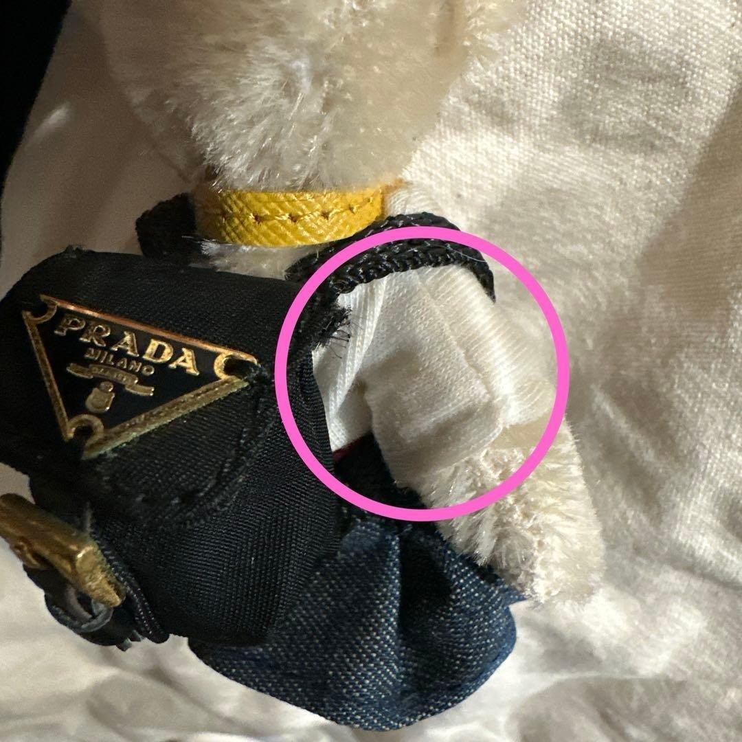 PRADA Rare Women  Bear Keychain Charm Backpack with Box Multicolor Authentic thumbnail 14