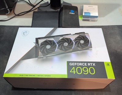MSI Suprim X GeForce RTX 4090 24GB Excellent Condition Original Box + Accessory