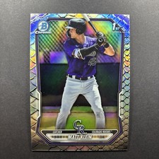 2026 Bowman Chrome Reptilian Refractor Matt Klein BCP-146 Colorado Rockies