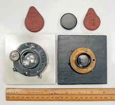 Voigtlander Anastigmat Skopar 1:4.5 F=13.5cm Lens & Shutter + Unknown Lens, Caps