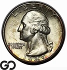 1949-D Washington Quarter, Beautiful Gem BU++