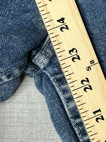 Wrangler Boys Blue Denim Jeans Size 10 Slim Adjustable Snap Front Zipper Fly - Picture 6 of 9