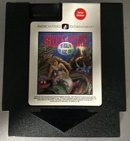 Mermaids of Atlantis The Riddle of the Magic Bubble Nintendo NES w/ Box & Sleeve