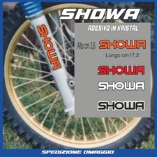 SHOWA Retrò coppia adesivi forcella in kristal 