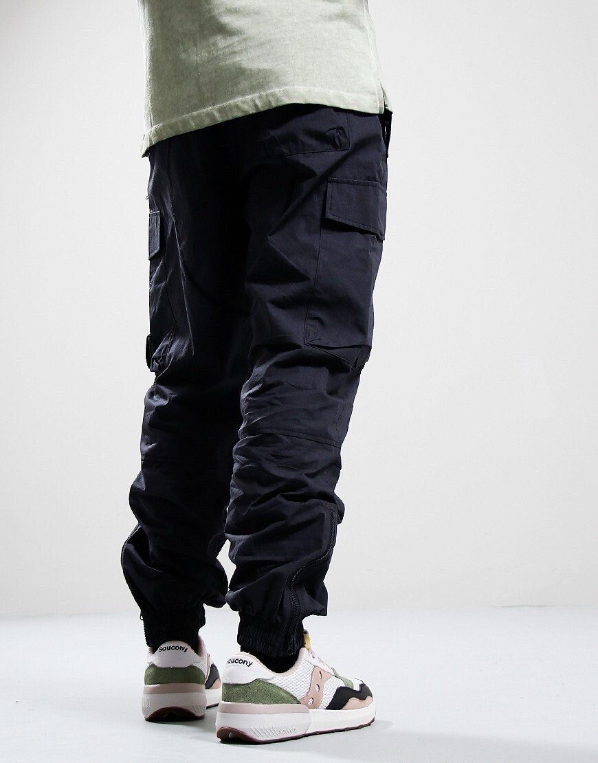Men's MA.STRUM TIE DYE CARGO PANT JET BLACK Size S | eBay