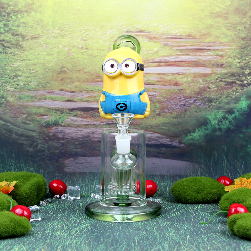 Japanese figures bong Smoking Hookah Pipe Glass Water Pipe Bongs Bubbler pipe