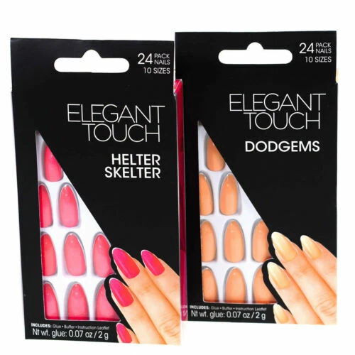 Elegant Touch Full Cover Nail Tip Artificial Nail Tips