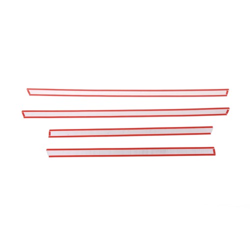 For 2003-2009 Hummer H2 Cladding Accent Body Side Molding Trim Insert Chrome 4Pc - Picture 9 of 10