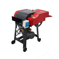 Grass Cutter Crusher 6-blade Electric Hay Cutter Pulverizer220V 3KW 500-1000kg/h
