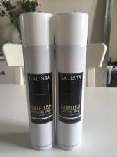 2 PACK Calista Embellish Finishing Hairspray Style-Finish-Hold - 10 oz New