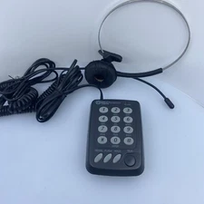 Vintage 1990's BELL Equipment SONECOR Telephone Headset - Belt Clip - Key Pad