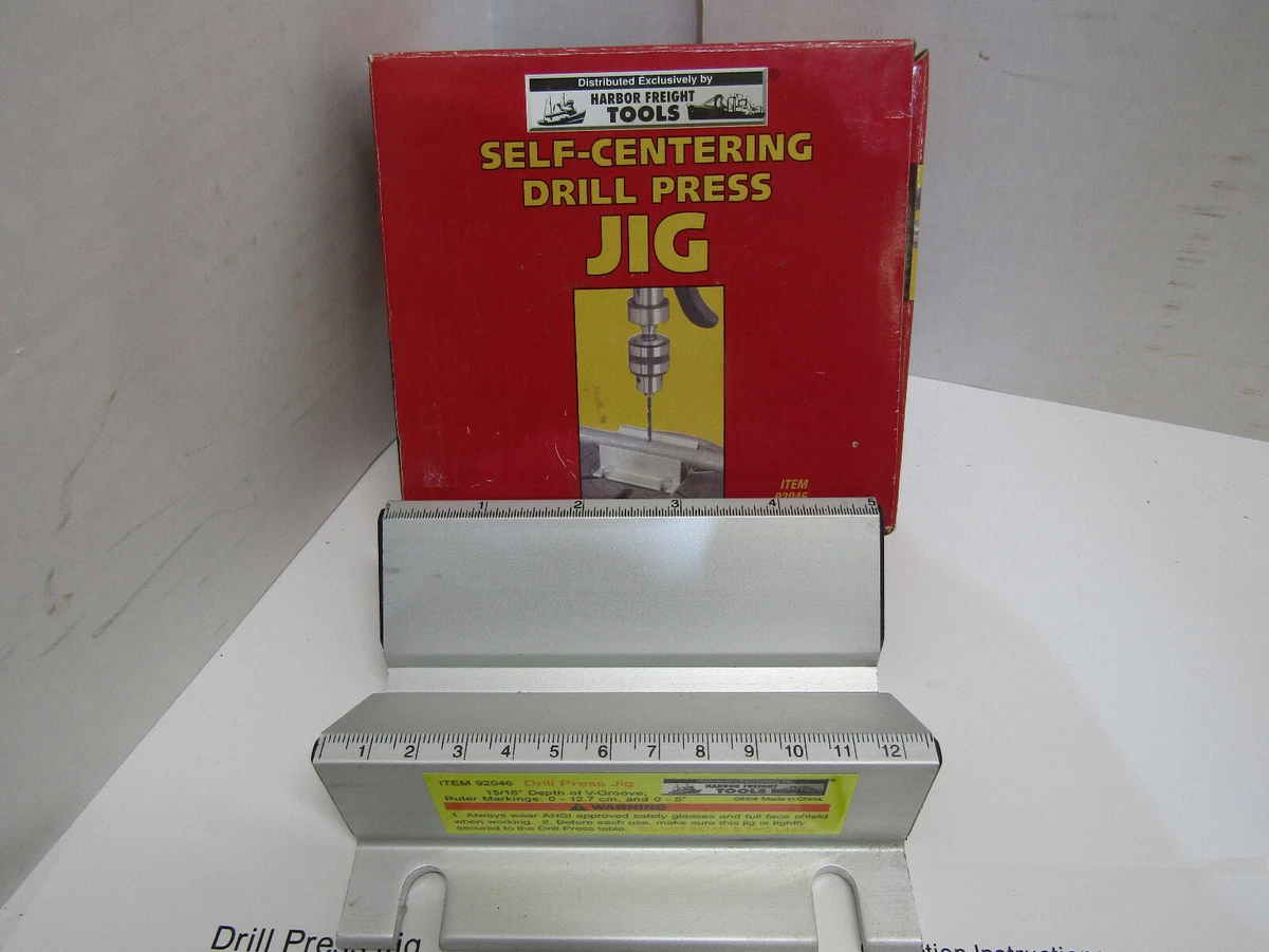 NIB OLD HARBOR FREIGHT SELF CENTERING 15 16TH DEPTH DRILL PRESS