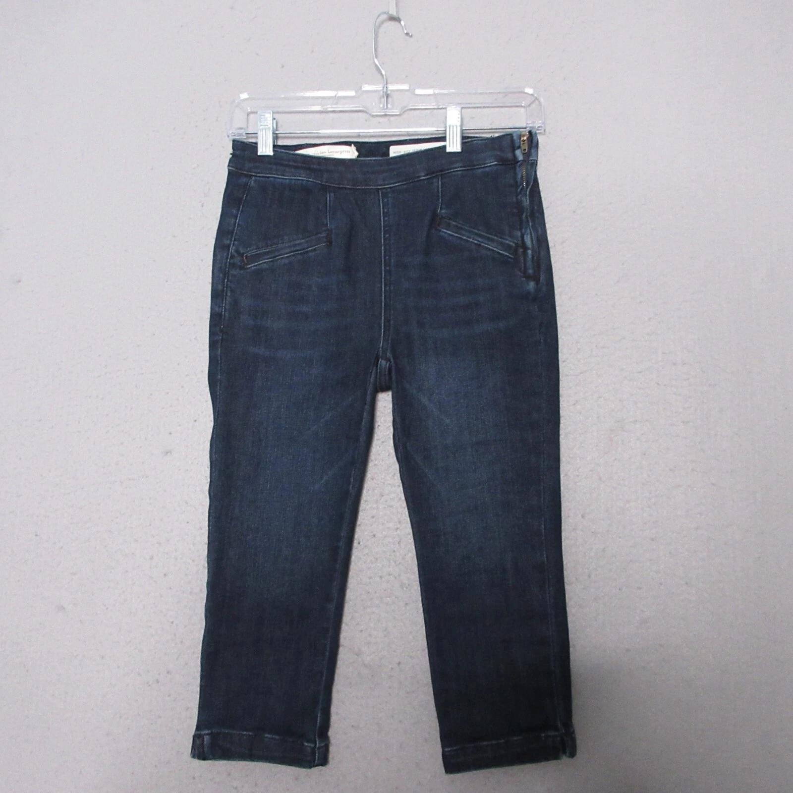 Pilcro Anthropologie Capri Jeans 25 High Rise Parisian Denim Contemporary Slim