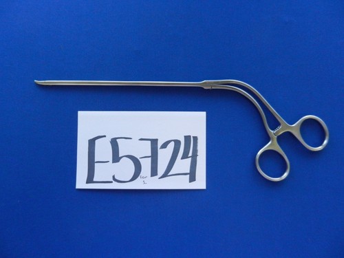 E5724 Scanlan 9009-360N Endoscopic Fine Curved Needle Holder 11.5" Length