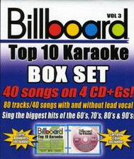 Billboard Top-40 Karaoke - Box Set Vol. 3 40 40-song Box Set  4 CD 