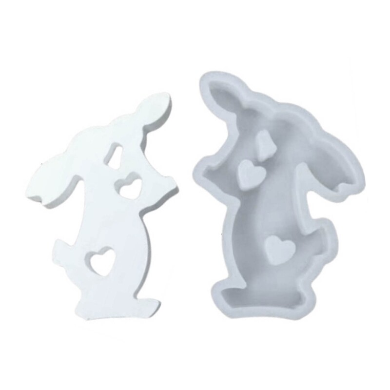 3D Easter Rabbit Silicone Mold for Soap Resin Aromatherapy Plasters