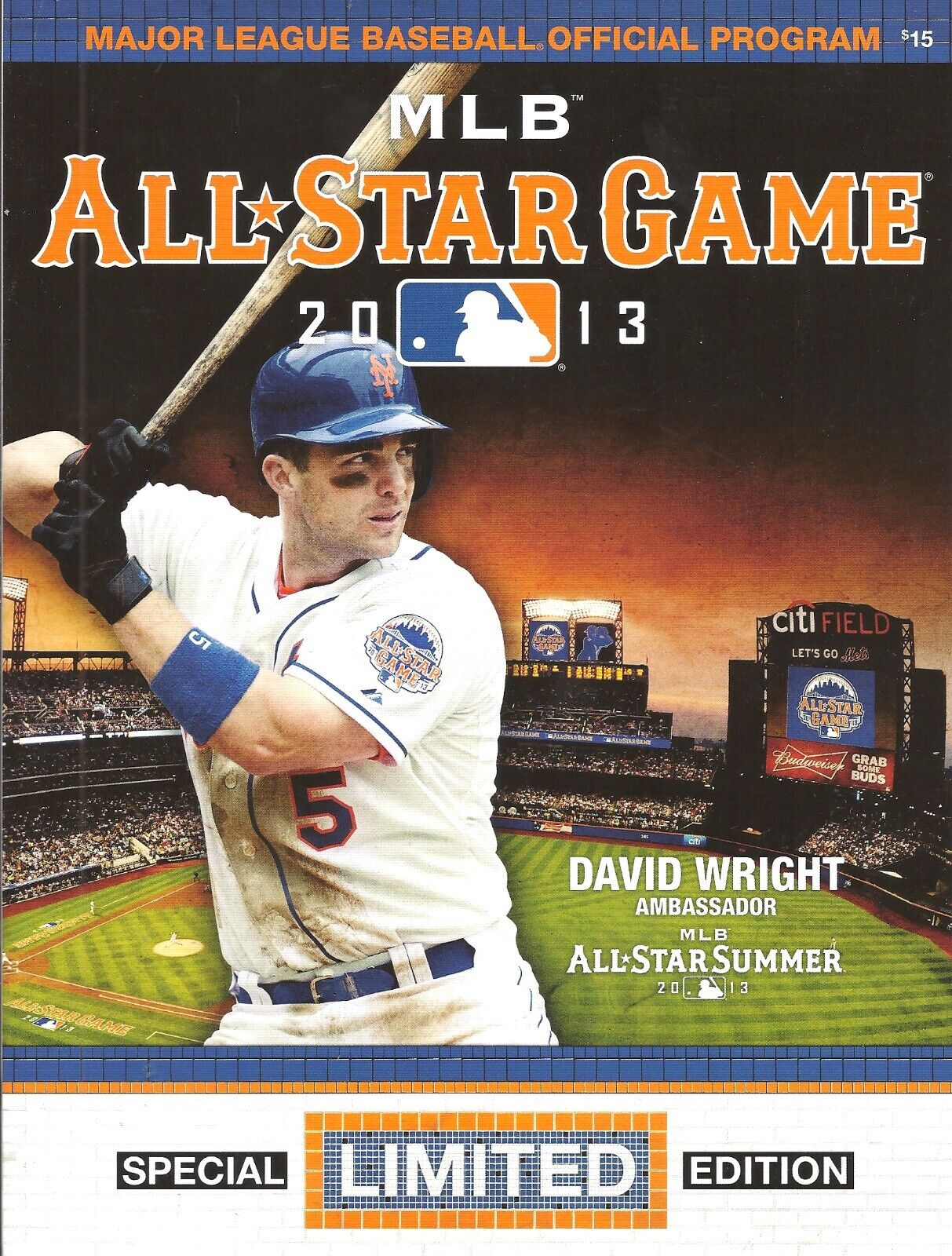 2013 Limited Edition MLB All-Star Game Program
