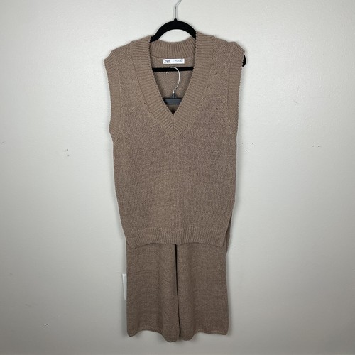 Set Knit Pants Sweater Vest Outfit 