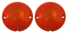 1957 Chevrolet Belair 210 150 Parking Light Lens Amber Pair Danchuk Made in USA