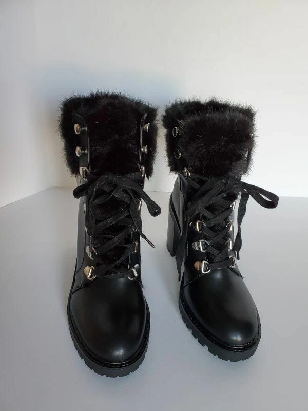 BOTINES MUJER ADIVINA PIEL DE GEISHA CON CORDONES TALLA 7 NUEVOS Foto 2 de 4