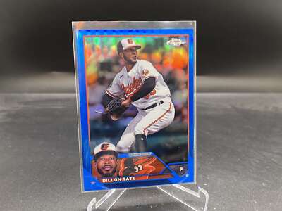 Dillon Tate 2023 Topps Chrome Update Blue USC187 /150 Orioles | eBay