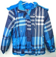 Free Country Winter Snow Jacket YOUTH MEDIUM w/ Hood Girls Snowboarding Ski BLUE