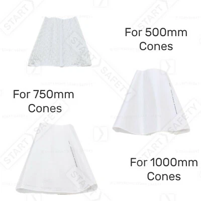 START SAFETY Reflective Traffic Cone Sleeves | 5 Pack | For 500mm, 750mm & 1m Cones