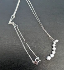 Epiphany Platinum Clad Diamonique Journey Pendant with Chain