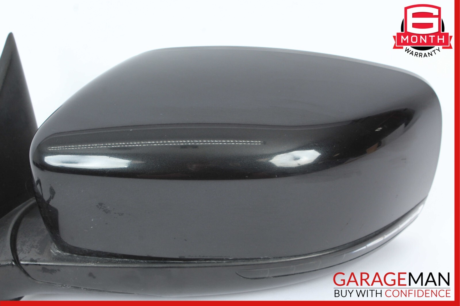 14-17 Maserati Ghibli Front Left Driver Side Mirror Door Rear View Black OEM