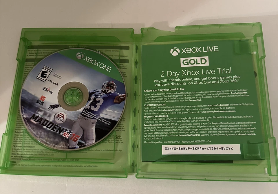 MADDEN 16 “DELUXE EDITION” XBOX ONE, EA SPORTS NFLPA - Image 3 of 4