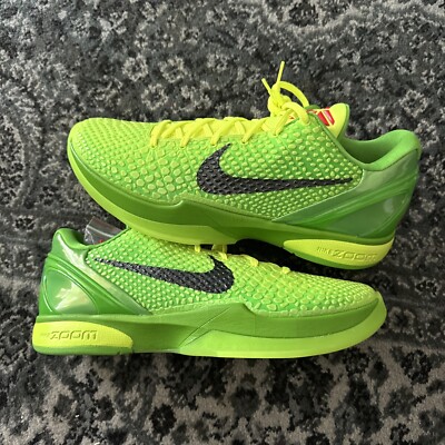 Size 14 - Nike Zoom Kobe 6 Protro Low Grinch 194500874268| eBay