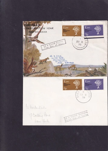 Ireland 1970 European Conservation Year choice FDC First Day Cover