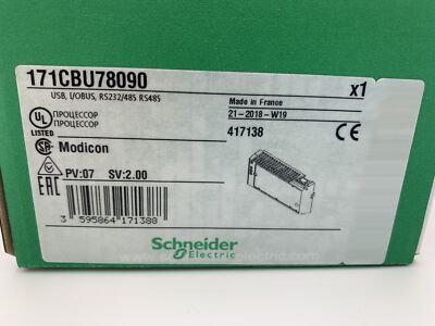 Schneider Electric 171CBU78090 Modicon Momentum Unity M1 Prozessor CPU PLC PAC