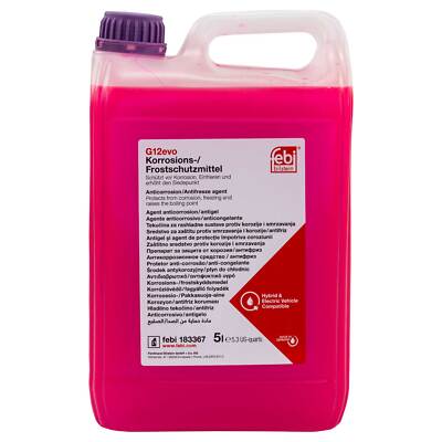 Kühlerfrostschutz Konzentrat Febi G12evo 5 Liter Violett für Audi BMW Skoda VW