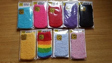 Mocks fluffy phone sock cover to fit Vodafone smart 4 mini, Smart 6, 7 mini, 