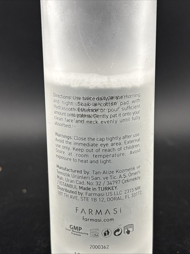 Farmasi Dr. C. Tuna Resurface Hydrasooth Essence-used 3/4 Full - Picture 3 of 3