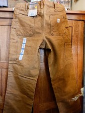 RARE Carhartt Women's Relaxed Fit Pant Mexico Dungaree Coyote NWT 10 Short