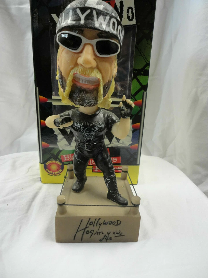 Bobblehead de lucha libre Hollywood Hogan WCW NUEVO EN CAJA Big Boys coleccionable Hulk Foto 2 de 2